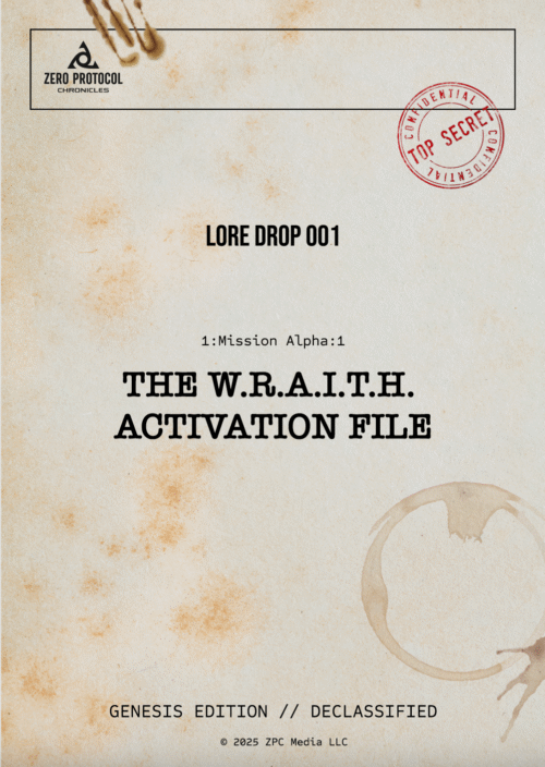 Lore Drop 001 - The W.R.A.I.T.H Activation File