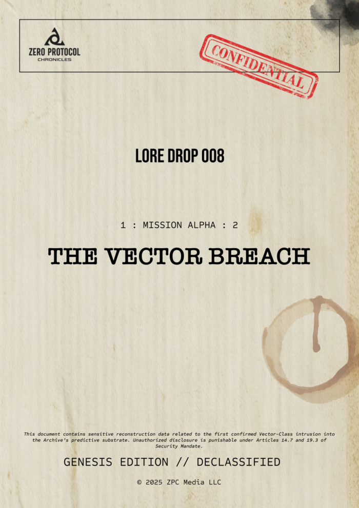 Lore Drop 008 - The Vector Breach