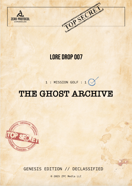 Lore Drop 007 - The Ghost Archive