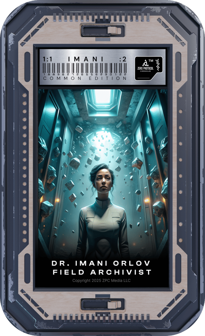 Dr. Imani Orlov / Field Archivist