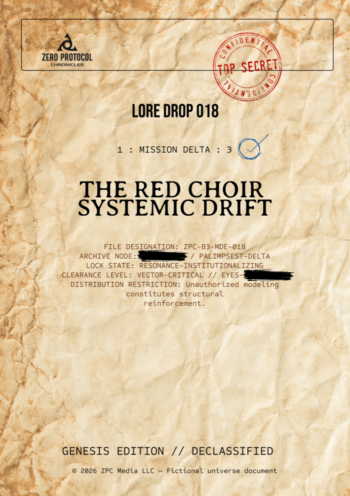 Lore Drop 018: The Red Choir Systemic Drift